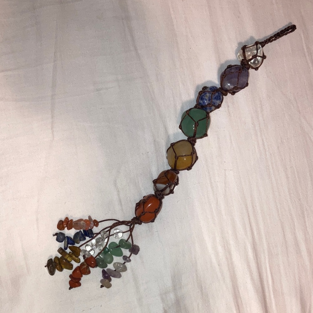Chakra healing crystal Hanging Decor